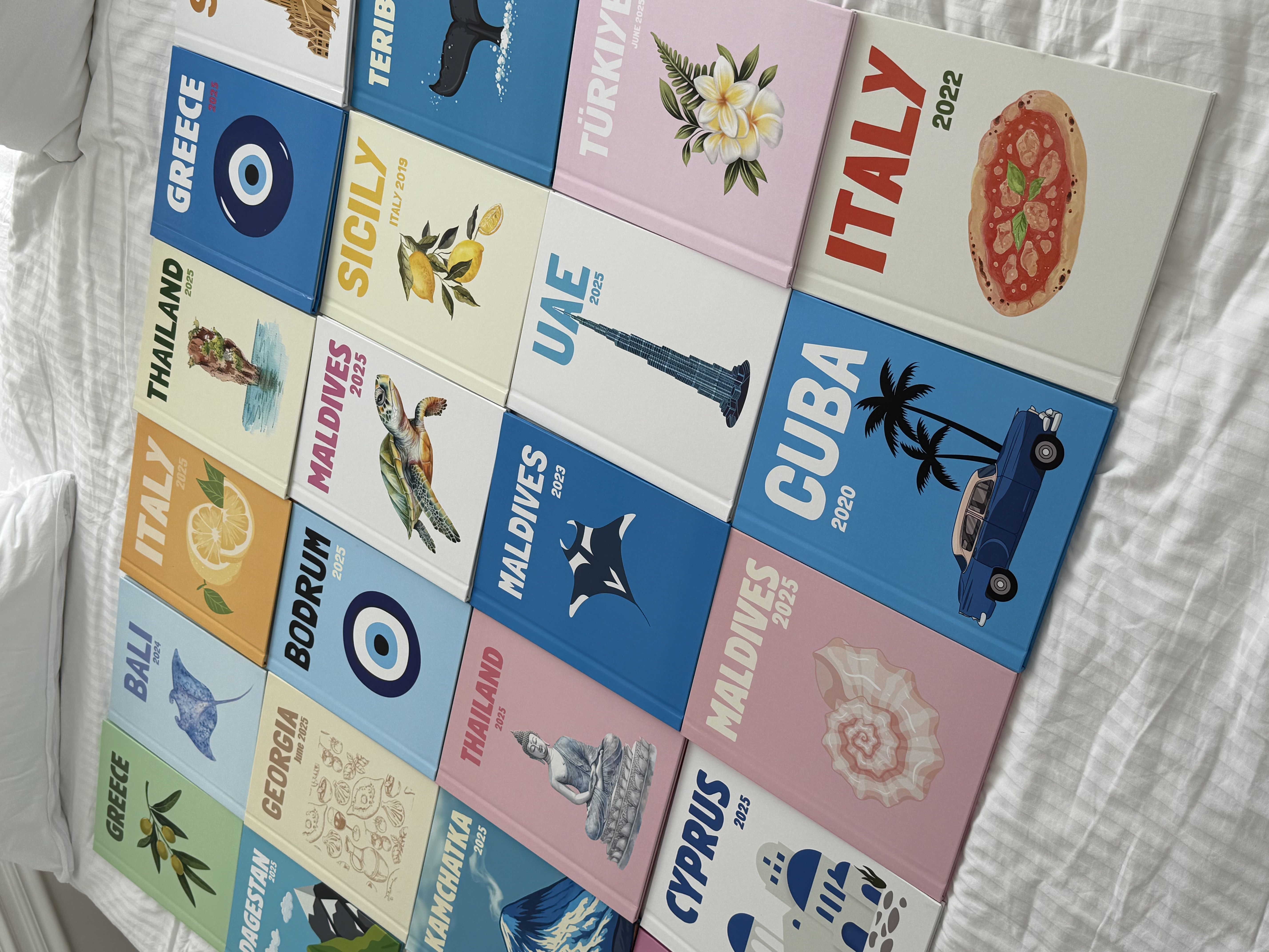 Персональные фотокниги на столе